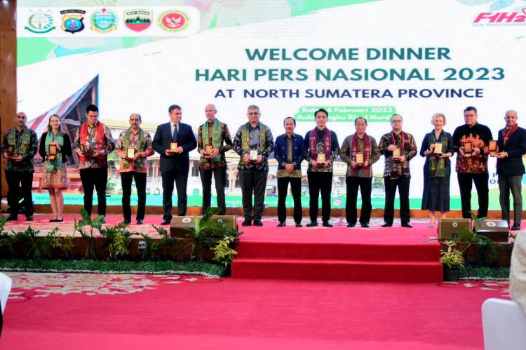 Sekdaprov Sumut Ajak Tamu Doakan Korban Gempa Turki-Suriah