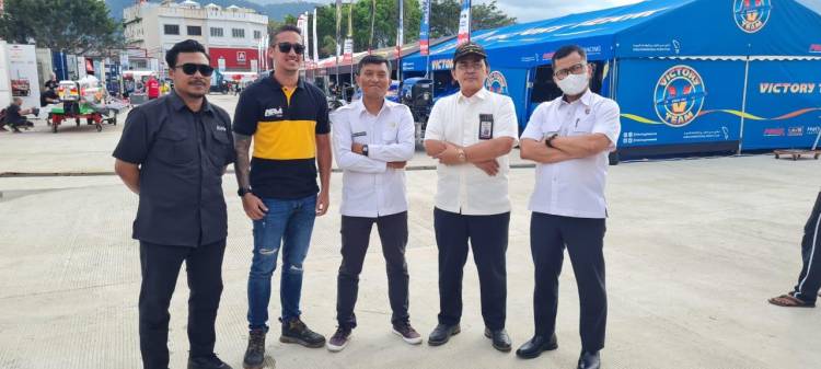 H-2 F1H2O, Wabup Toba, Tonny M.Simanjuntak Tinjau Venue Utama