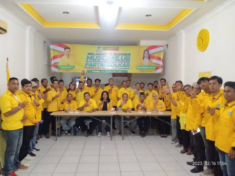 Muscamlub Partai Golkar Kecamatan Medan Perjuangan Digelar, Berikut 9 Daftar Kecamatan Yang Telah Di Musyawarahkan