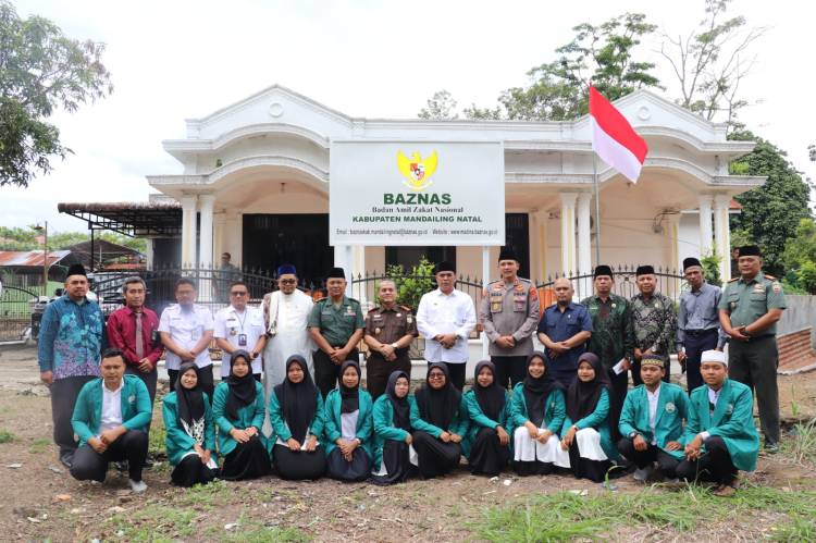 Kapolres Madina Hadiri Silaturahmi Baznas