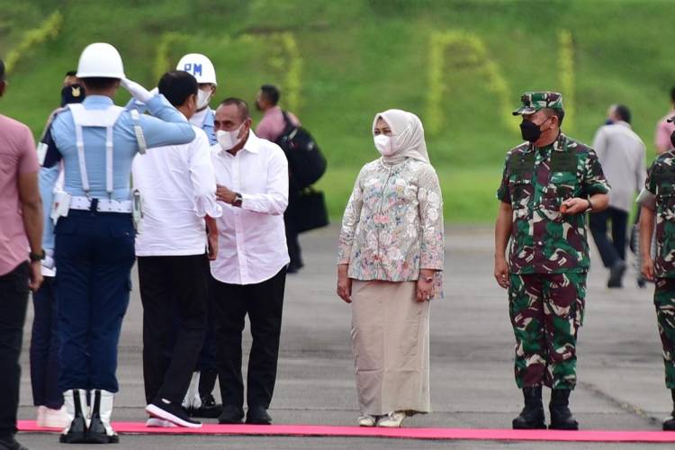Tiba di Lanud Soewondo, Edy Rahmayadi Sambut Kedatangan Presiden RI Joko Widodo, Ini Jadwalnya!