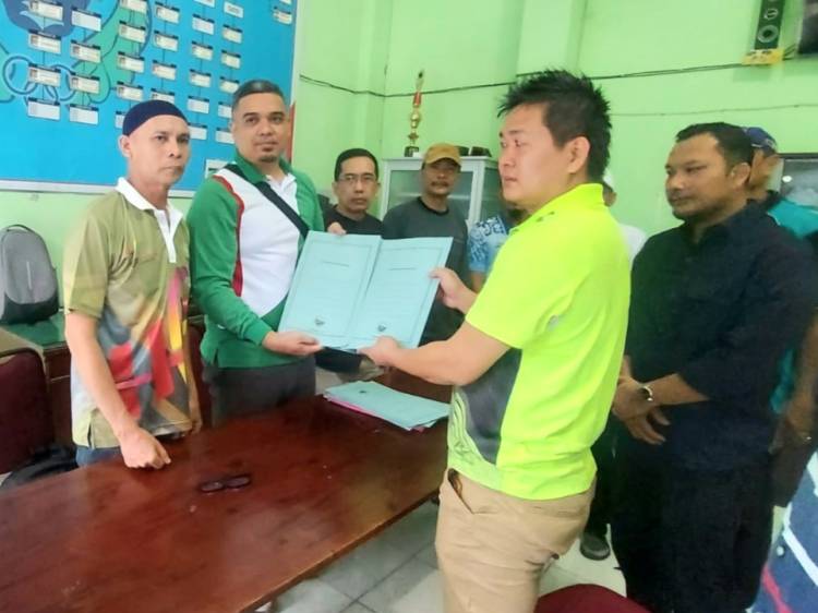 Di dukung 24 Cabor,  Anton Resmi Mendaftar Balon Ketua KONI Kota Tebing Tinggi