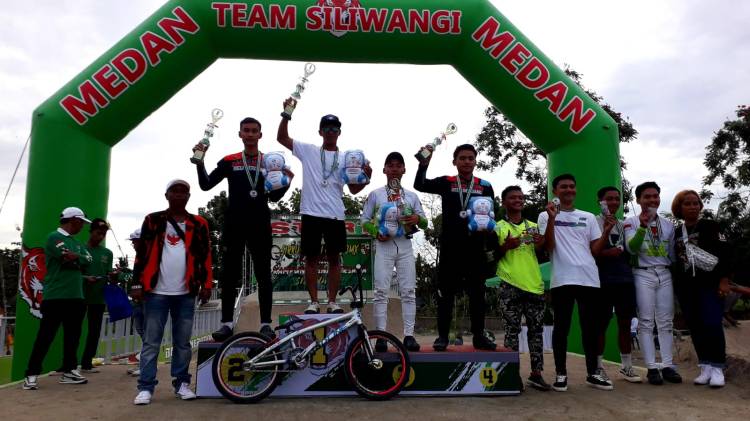 Pemuda Pancasila Kelurahan Denai Melaksanakan Balap Sepeda BMX