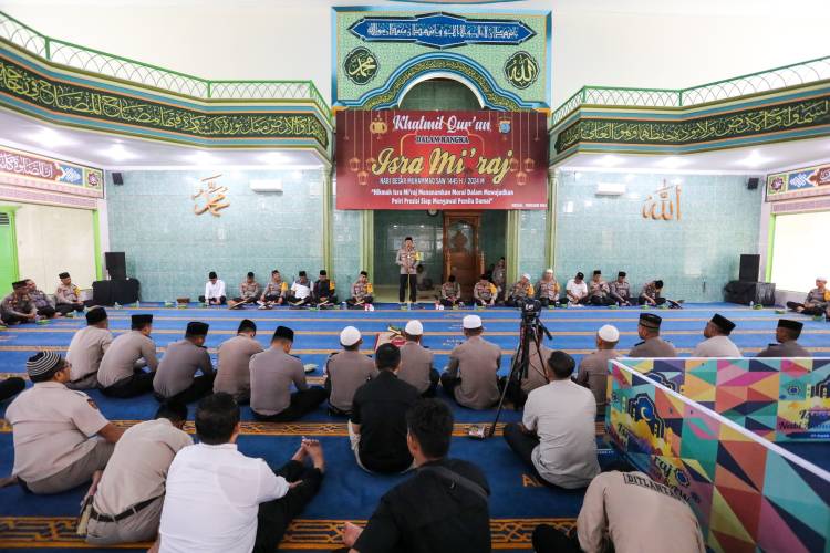Peringati Isra Miraj Kapolda Sumut: Momentum Tingkatkan Hubungan Sesama Manusia!