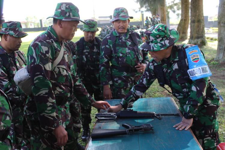 Tingkatkan Profesionalisme Prajurit, Kodim 0205/TK Gelar Latihan Perorangan Dasar
