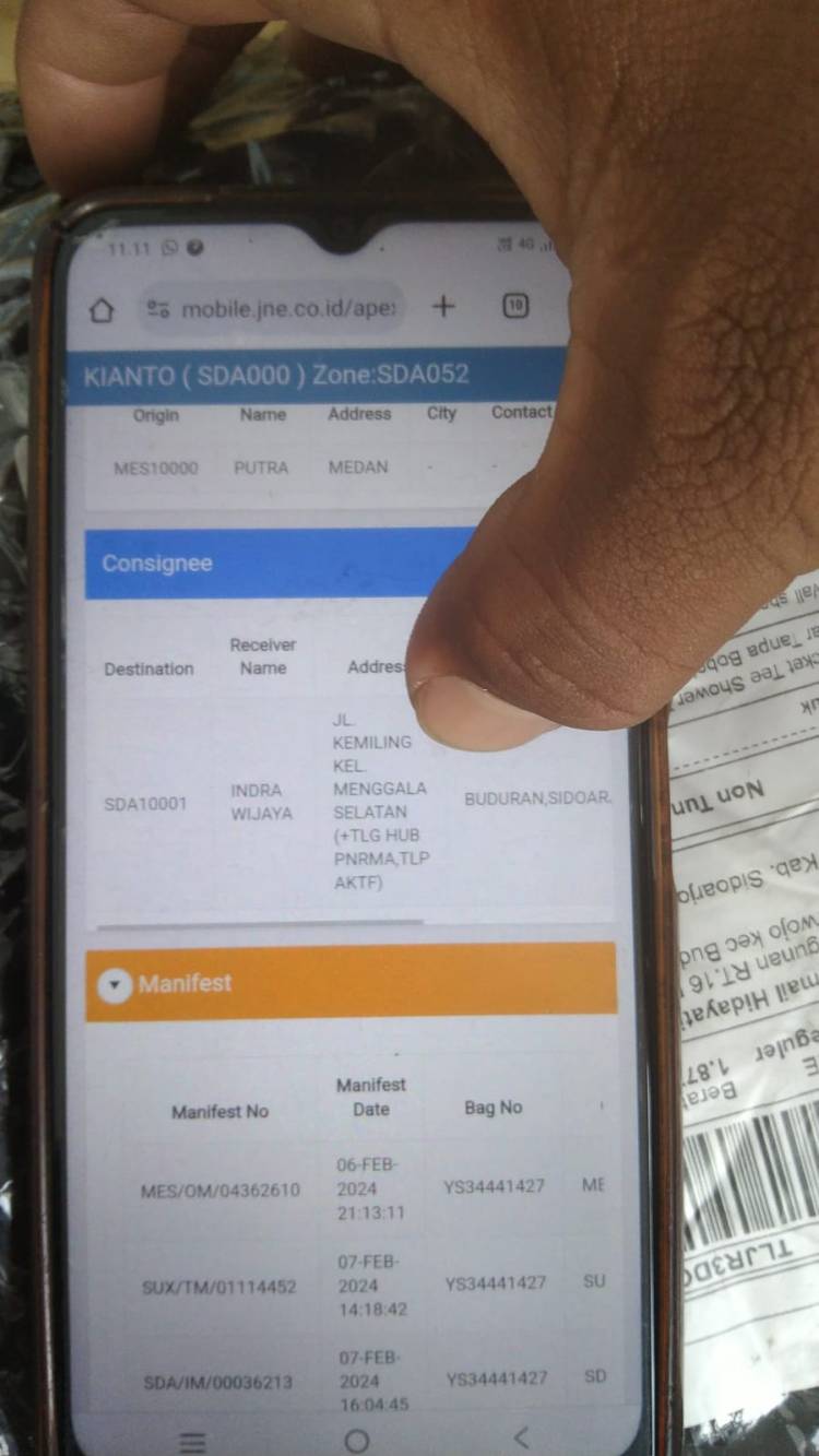 Kiriman Paket Tak Diterima, JNE Cabang Medan Disomasi Customer