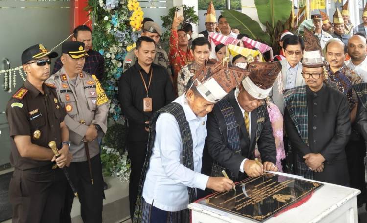 Bupati dan Wakil Bupati Simalungun Dampingi Pj Gubsu Resmikan RSUD Tuan Rondahaim Saragih
