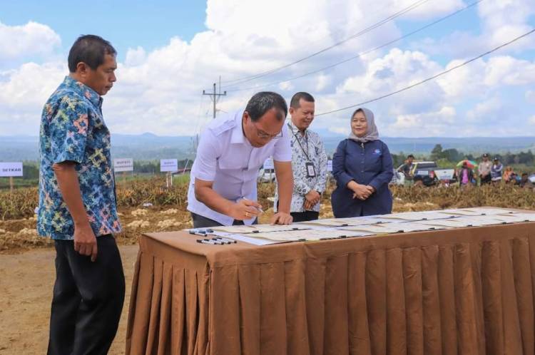 Penandatanganan Nota Kesepahaman Bersama Budi Daya Pertanian Hingga Pasca Panen di Food Estate Sumut