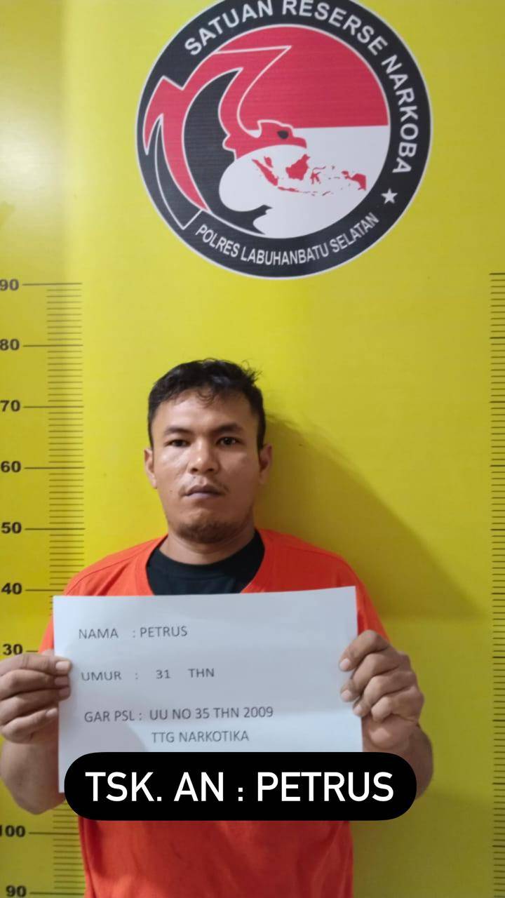 Polres Labusel Ringkus 6 Jaringan Pengedar Narkoba, 1 Wanita Warga Patumbak