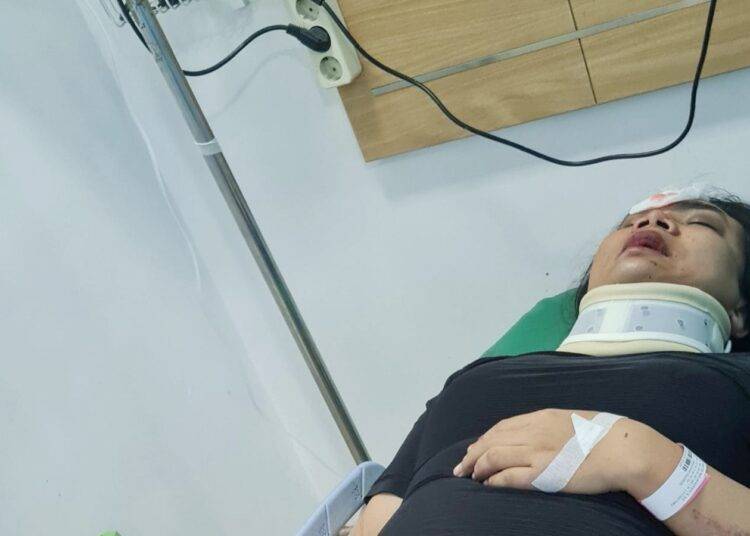 Kapolsek Medan Tuntungan Ditabrak Pemotor