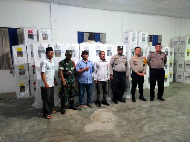 Polres Simalungun Tingkatkan Pengamanan Kotak Suara Pasca Pencoblosan Pemilu