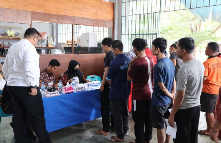Pemilu Saat Valentine, Lapas Pemuda Langkat Berikan Suara Bukti Cinta Tanah Air