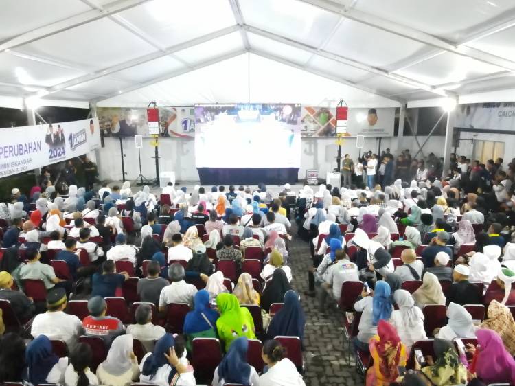 Nobar Debat Capres Terakhir TPD AMIN Sumut 'Pecah'