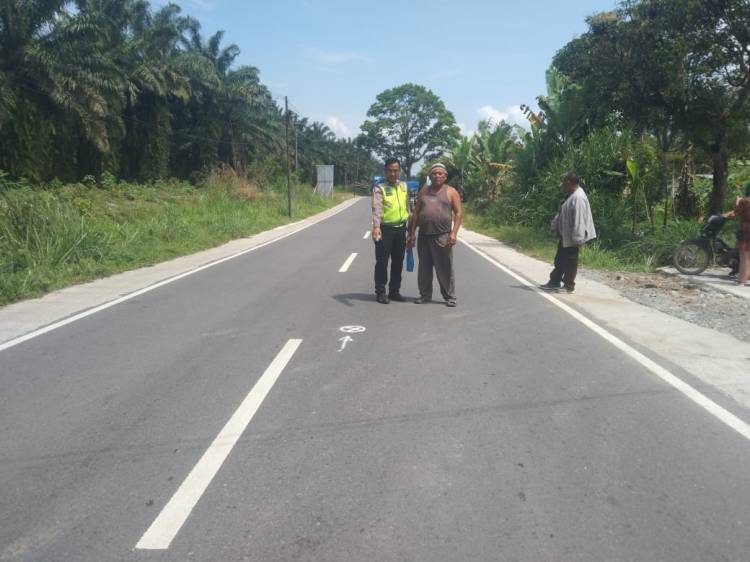 Unit Gakkum Sat Lantas Polres Simalungun Tangani Kasus Laka, Tragedi Gadis Kecil Tewas Terlindas Pick Up