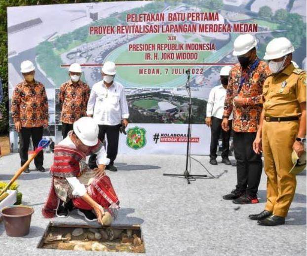 Presiden Joko Widodo Resmikan Jalan Tol Trans Sumatera di Sumatera Utara