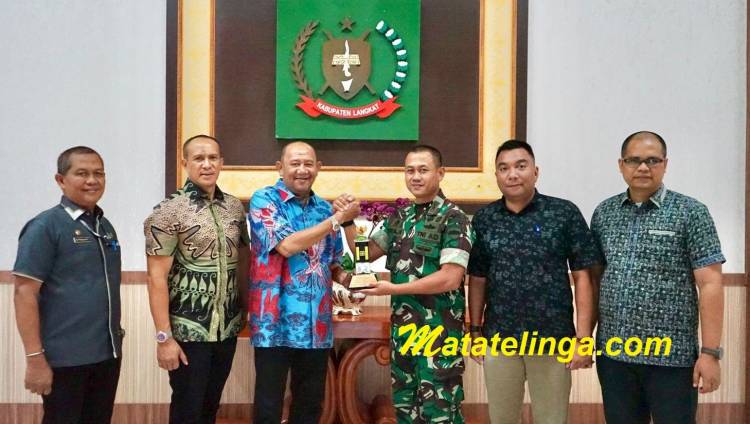 DanYonif 100/PS Pindah Tugas, Plt. Bupati Langkat berpsan tetap jaga silaturahmi