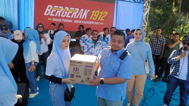 Relawan Bergerak 1912 Solid Menangkan Prabowo-Gibran di Tapsel