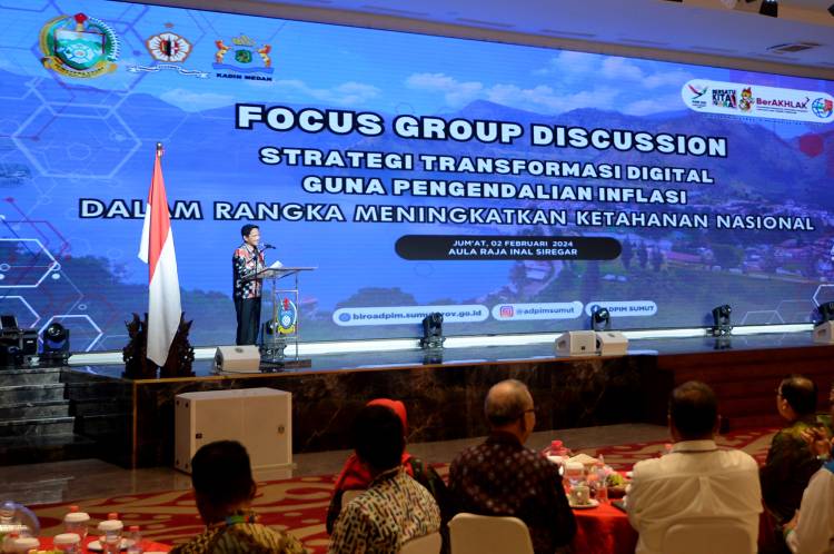 Pejabat Gubernur Sumut Optimis Digitalisasi Signifikan Kendalikan Inflasi