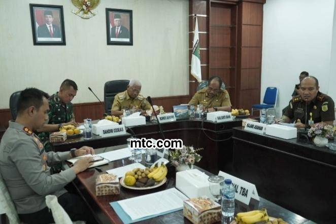 Bupati Pimpin Rapat Forkopimda Asahan 2024