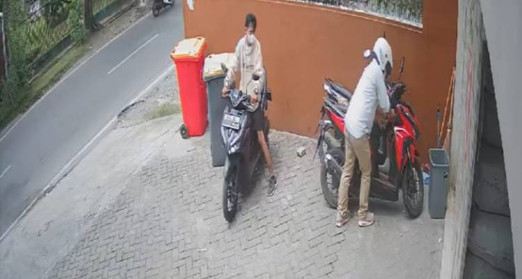 Gawat! Sepeda Motor Milik Guru SMPN 36 Medan Hilang Digondol Maling