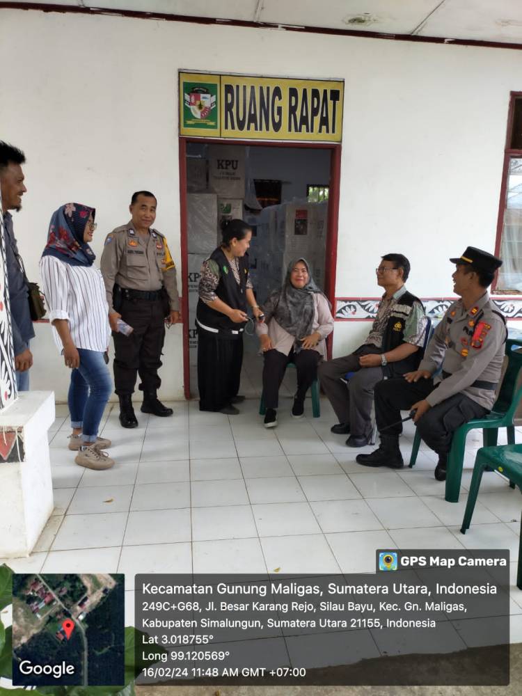 Dokkes Polres Simalungun Gelar Pemeriksaan Kesehatan Personil dan Petugas PPK Kecamatan Pasca Pencoblosan Pemilu
