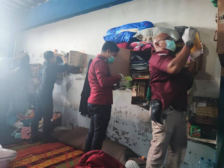 Antisipasi  Peredaran Narkoba, Karutan Kabanjahe Terus Tingkatkan Sidak Ke Kamar Warga Binaan