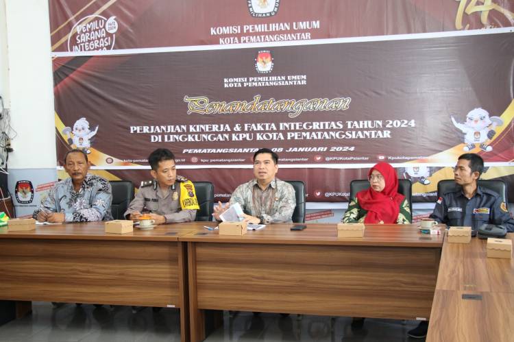 KPU dan Pemko Siantar  Jadwalkan Distribusi Logistik Pemilu 2024