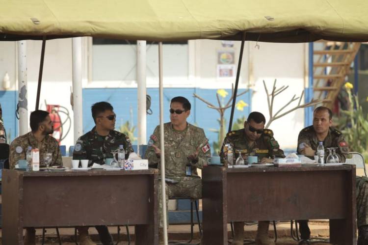 Siap Operasi di Daerah Misi, Satgas KIZI TNI Konga XXXVIII-J MINUSCA Terima Tim Inspeksi Dari PBB