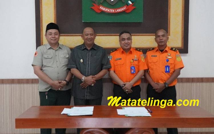 Plt Bupati Syah Afandin Menghibahkan Tanah Pemkab Langkat untuk Bangun Balai Diklat Basarnas