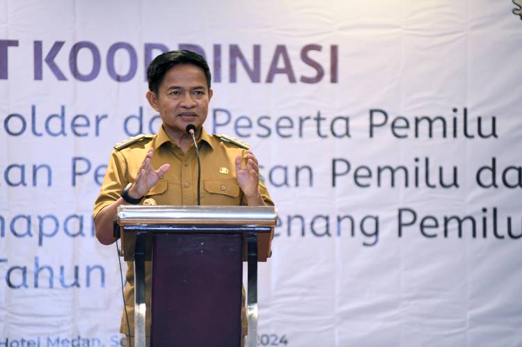 Pj Gubernur Sumut Ajak Seluruh Stakeholder Jaga Kondusivitas Selama Masa Tenang