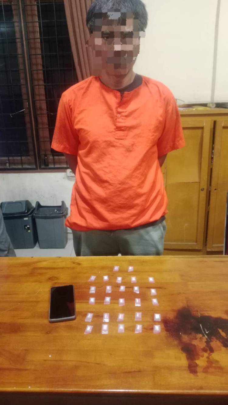 Dikibus Warga, Bandar Sabu  Dibekuk Polsek Patunbak