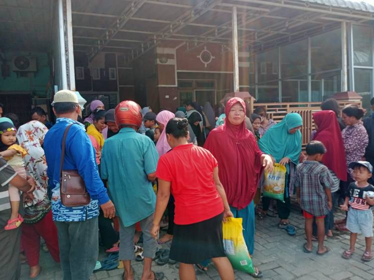 HNSI Kota Medan Salurkan Bantuan Sembako Ditengah Kenaikan Harga Beras
