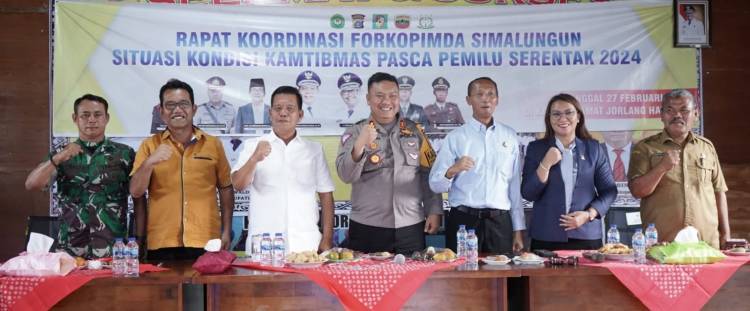 Bupati RHS Pimpin Rakor Forkopimda Pasca Pemilu 2024