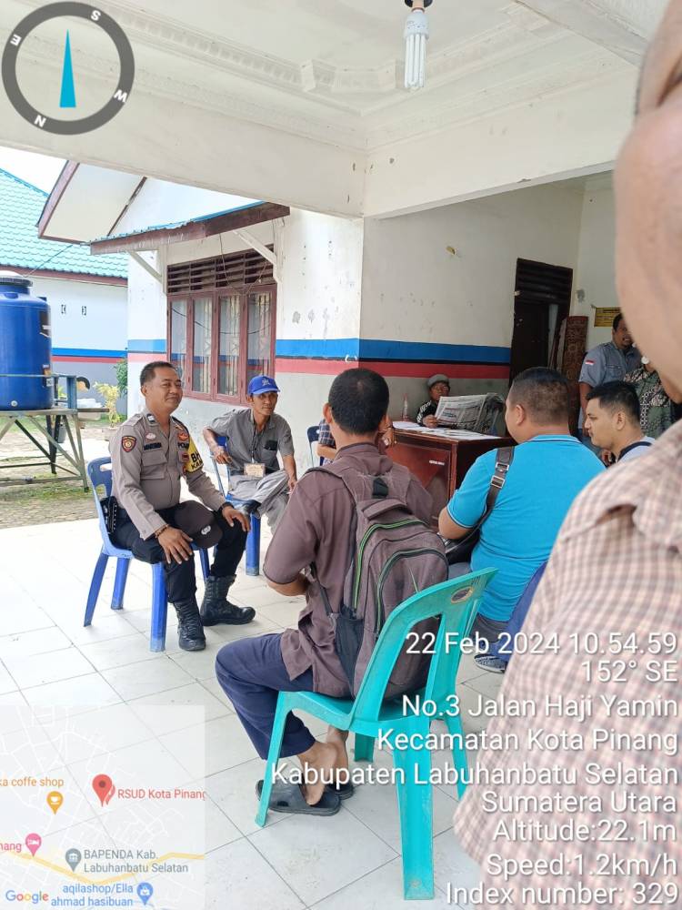 Tidak Saling Ejek, Polres Labusel Imbau Warga Jaga Kondusifitas pada Penghitungan Suara