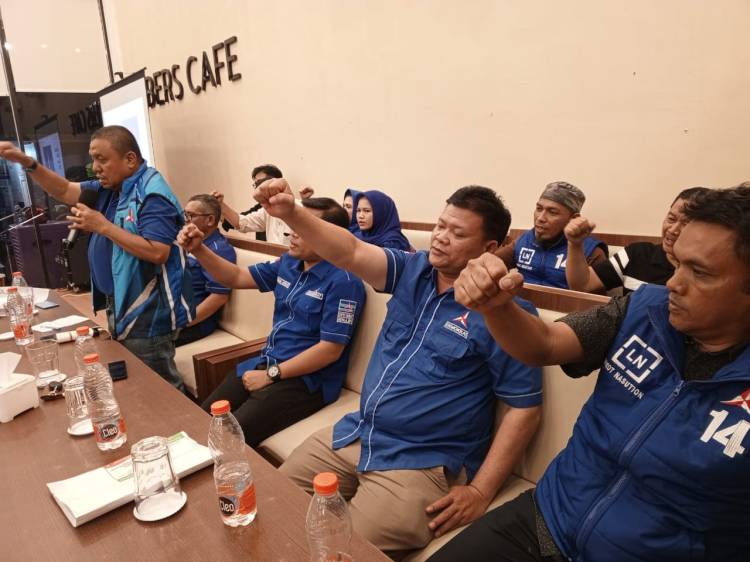 Partai Demokrat Bimtek Para Saksi Medan Polonia, Menangkan Partai dan Jaga TPS