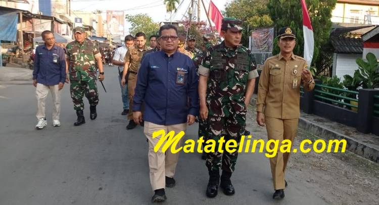 Staf Ahli Drs. H. Rudi Kinandung, Mewakili Plt Bupati Langkat Menghadiri Vidcon dengan Kasad TNI Launching Program TNI AD Manunggal air 2024
