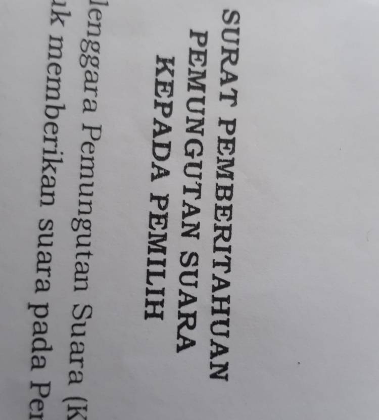 Masyarakat Patumbak Sebagian Belum Terima Pemberitahuan Surat Pemungutan Suara, Kades Hingga Camat Bungkam!!