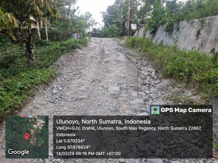 Kondisi Jalan Menuju Desa Orahili Ulunoyo Nias Selatan Sangat Memprihatinkan, Masyarakt Minta Pemerintah Turun Tangan