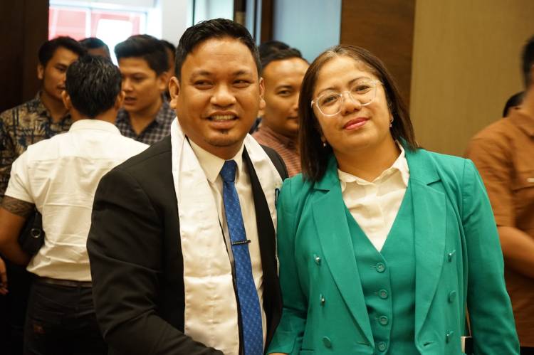 Hadiri Pelantikan Peradi Kota Medan, Dr Badikenita Sitepu SE.SH.M.Si: Semoga Semakin Profesional