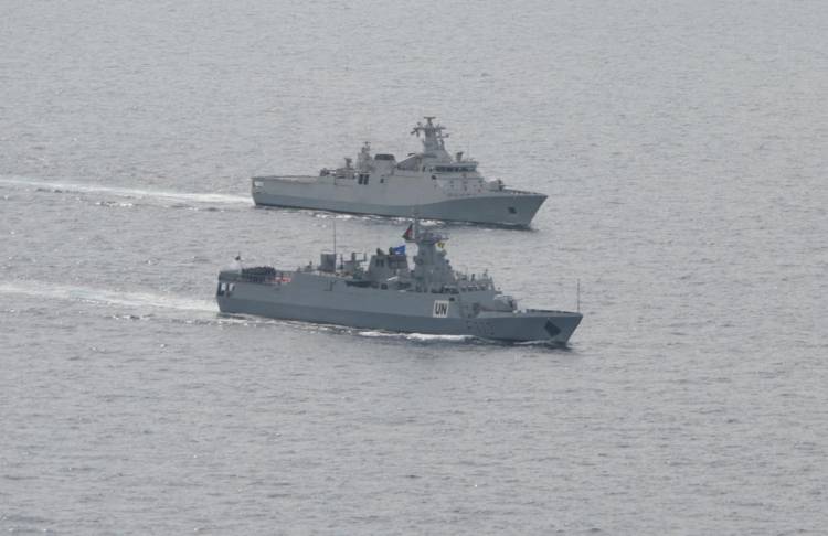 Perkuat Interoperabilitas Antar Kapal, Satgas MTF TNI XXVIII-P/UNIFIL Laksanakan Latihan Manuver di Laut Mediterania