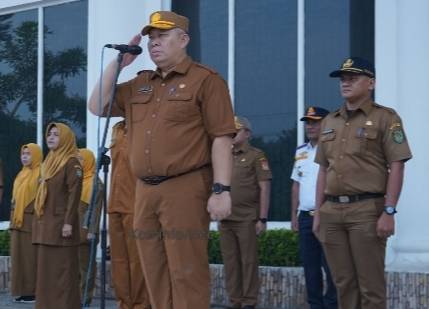 Apel Gabungan ASN Asahan Dipimpin Sekdakab