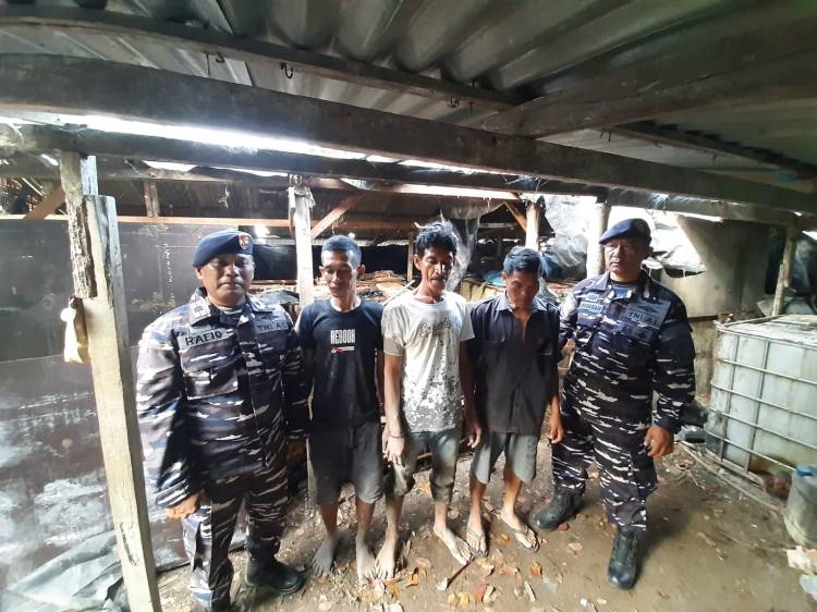 Tim F1QR Lantamal 1 Tangkap Pencurian BBM Avtur Pertamina Hasil Tapping Ilegal