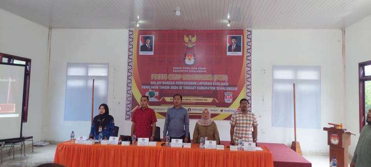Kasat Intelkam Polres Simalungun Hadiri FGD Evaluasi Pemilu 2024 Bersama Forkopimda
