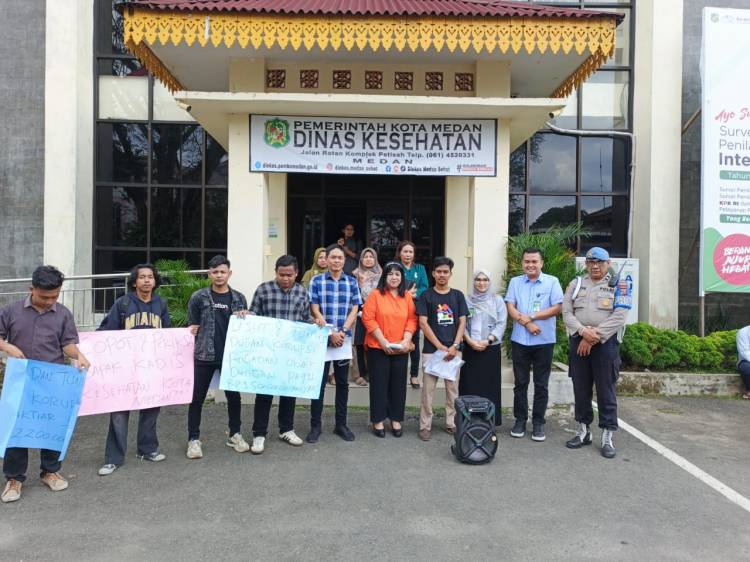 Dugaan Korupsi di Dinas Kesehatan Medan, Mahasiswa Tuntut Penegakan Hukum