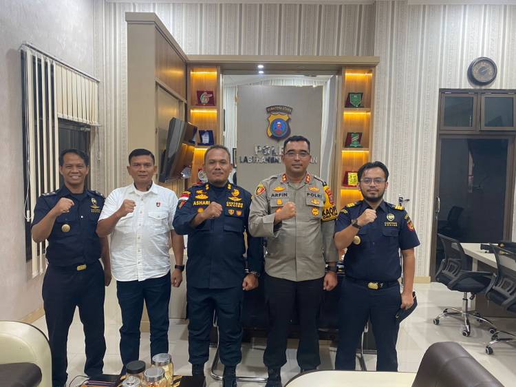 Ungkap Peredaran Pita Cukai Rokok Palsu, Bea Cukai Teluk Nibung Apresiasi Kapolres Labuhanbatu Selatan