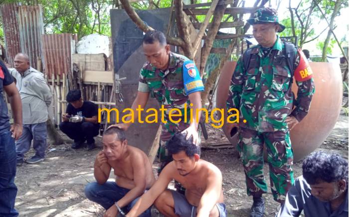Tim Gabungan TNI-POLRI dan Muspika Medan Polonia Grebek Barak Narkoba di Lingkungan 13