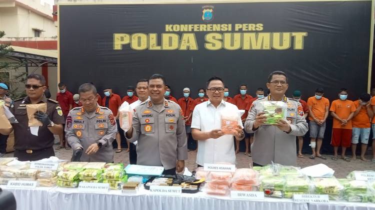 Jaringan Narkoba Internasional Hingga Bandar Bersenjata Dibongkar Polda Sumut