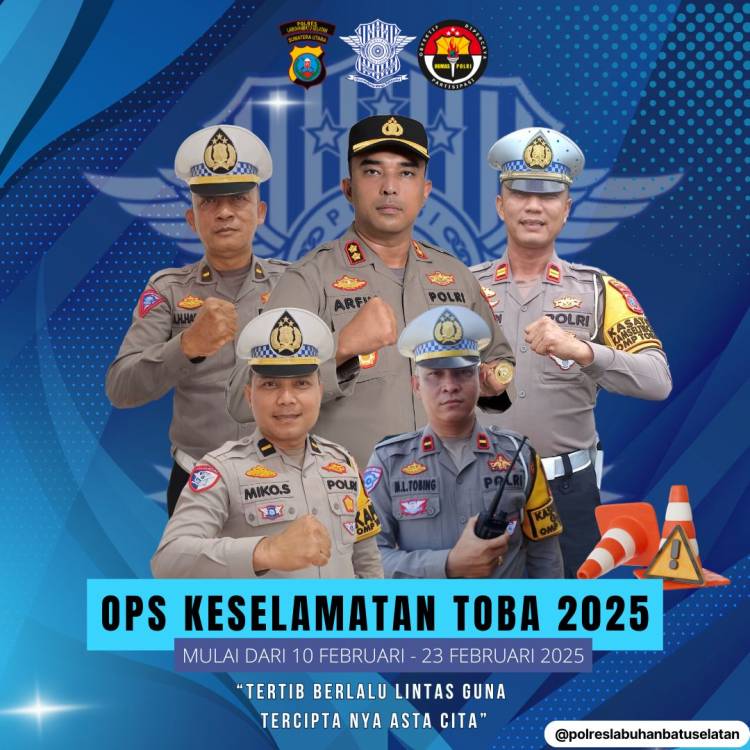 Operasi Keselamatan Toba 2025, Polres Labusel Tegakkan Hukum dan Bertindak Preventif