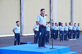 Kaskoopsud II Pimpin Upacara Pembukaan Pertandingan Olahraga Antar Satuan HUT Ke-79 TNI AU