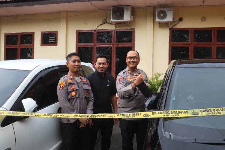 Polres Langkat Gercep Amankan 14 Unit Penggelapan Mobil Rental